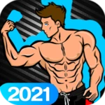 home workout for men android application logo